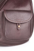 Кожаный рюкзак Эль-Пасо c карманом, коричневый