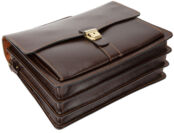 Кожаный портфель Карьерист , коричневый