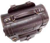 Мужской кожаный ранец-портфель Джонн 3, темно-коричневый