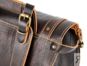 Кожаный ранец Максимус 3, коричневый эксклюзив