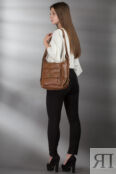 Женская кожаная сумка-рюкзак Ника, фуксия