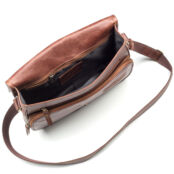 Мужская кожаная сумка Риана, светло-коричневая