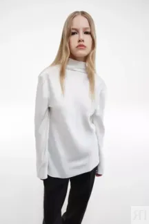 Блуза с открытой спиной белая YouStore