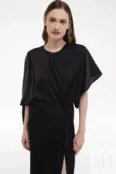 Асимметричное платье миди черное YouStore