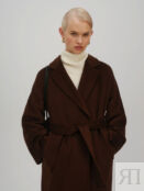 Пальто с широким рукавом с ластовицей из шерсти и кашемира Nude