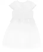 Белое нарядное платье Button Blue (146)