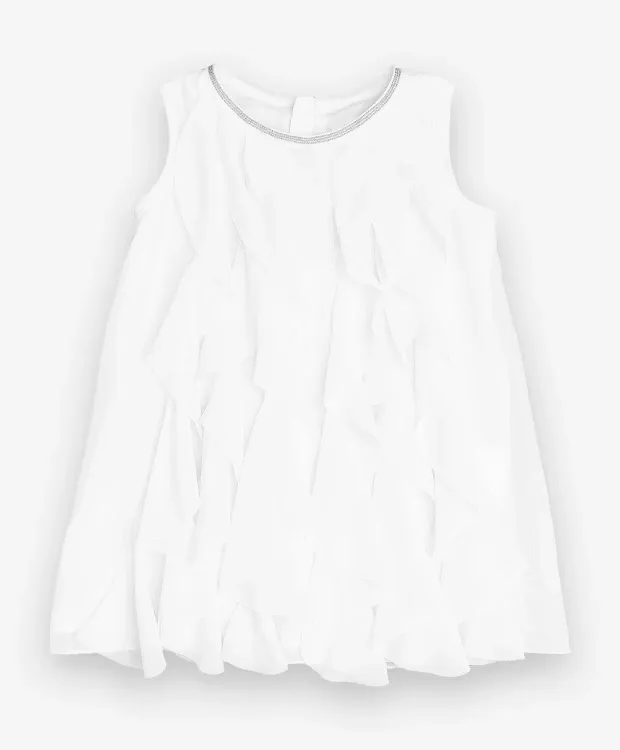 Белое нарядное платье Gulliver (86)
