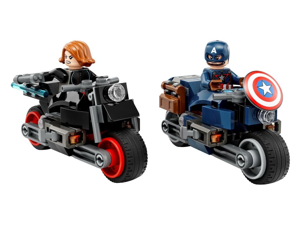 Конструктор LEGO Marvel Погоня на мотоциклах Человек-Паук vs. Доктор Осьминог 77 деталей (76275)
