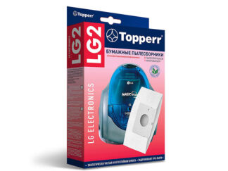 Пылесборники бумажные Topperr LG 2 5шт + 1 микрофильтр