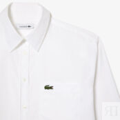 Женская рубашка Lacoste Oversize с нагрудным карманом фото 4