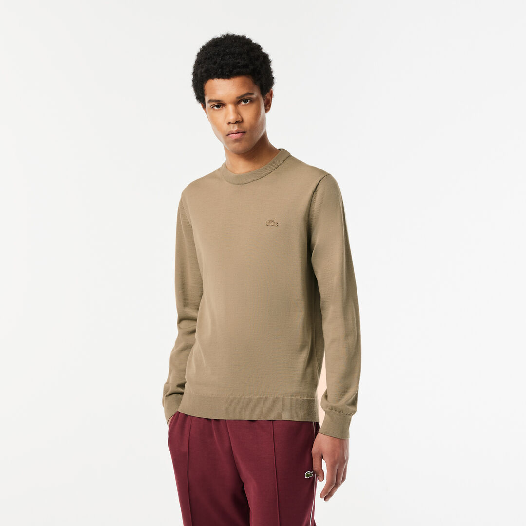 Мужской свитер Lacoste из шерсти мериноса фото 1