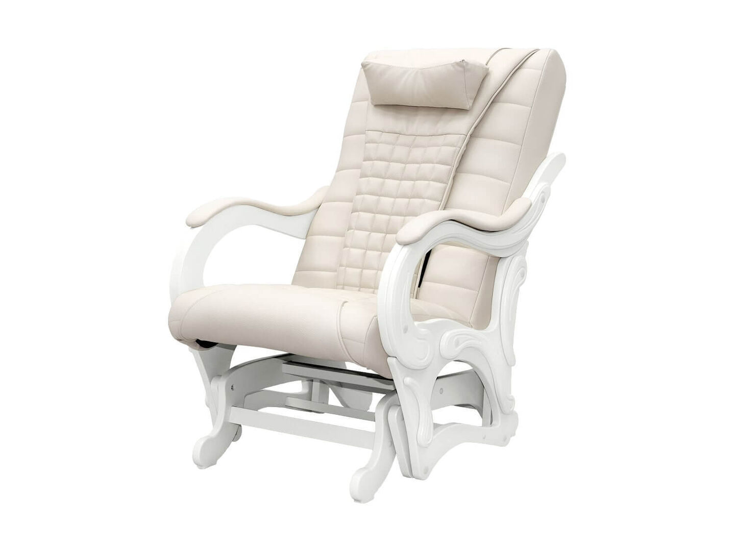 Массажное кресло-глайдер EGO BALANCE EG2003 (Арпатек + светлые подлокотники