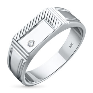 Кольцо из серебра с бриллиантом э0601кц02182400 ЭПЛ Даймонд э0601кц02182400