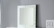 Подзеркальник с зеркалом и подсветкой 800x800x20 Нью-Йорк Эмаль Белая