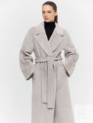 Пальто из альпака с широким лацканом NUDE STORY