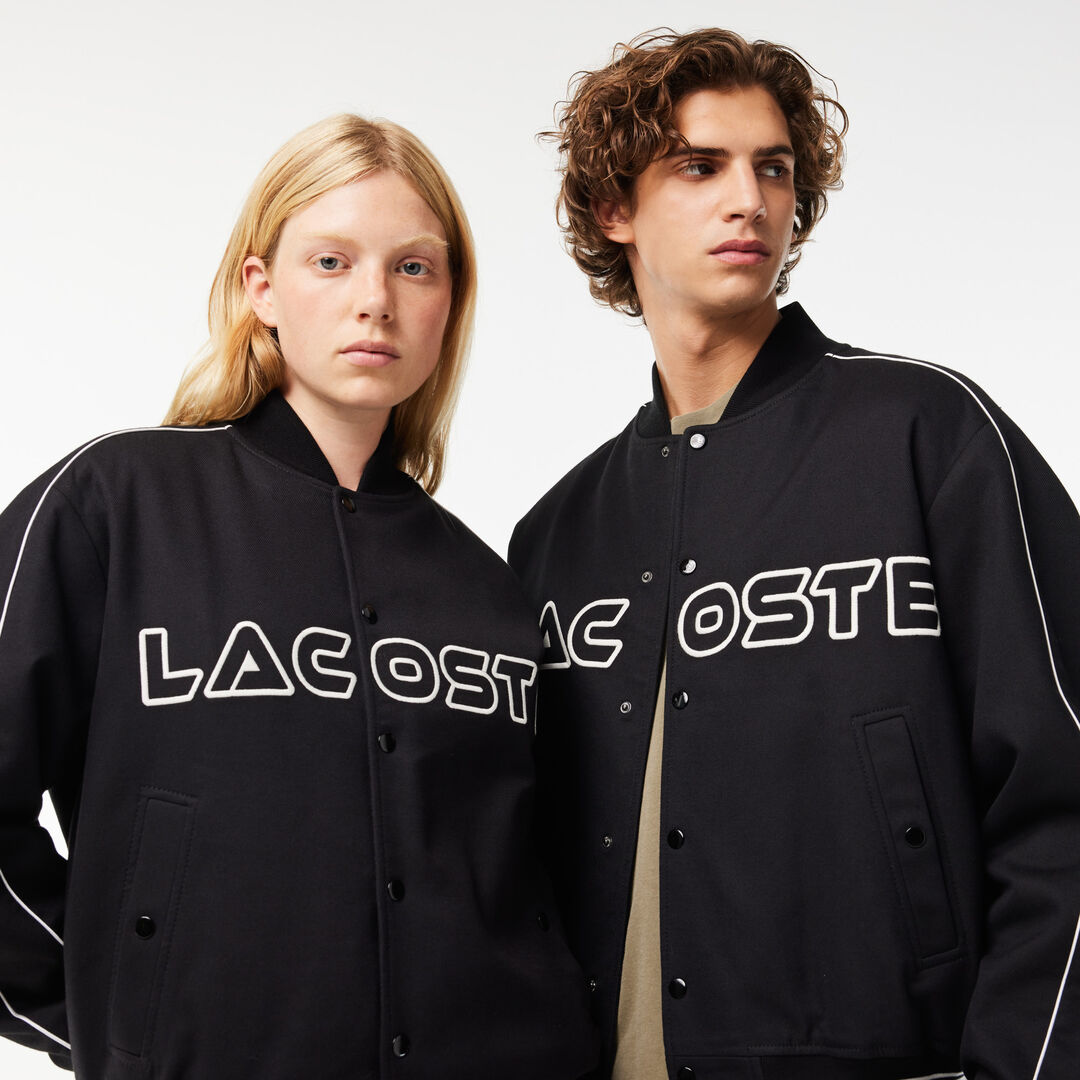 Купить Куртка-бомбер из хлопкового твила Lacoste Unisex с вышивкой в  Ульяновске - Я Покупаю