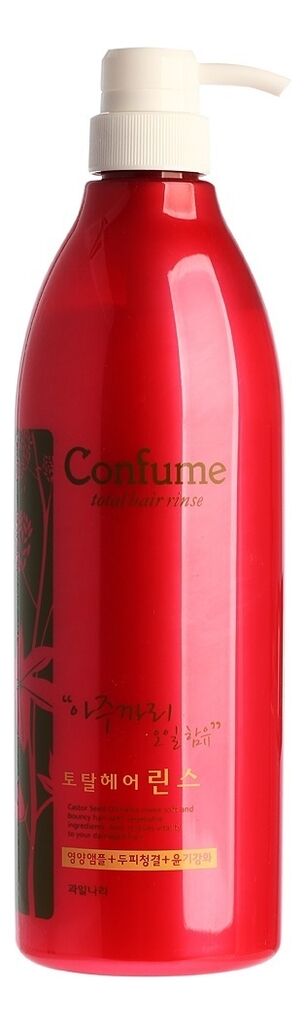 Кондиционер для волос c касторовым маслом Confume Total Hair Rinse фото 1