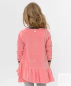 Розовое платье с пайетками Button Blue (122)