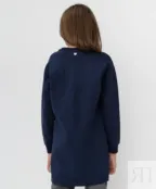 Темно-синее платье Button Blue (152)