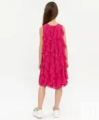 Розовое нарядное платье Gulliver (152)