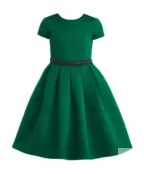 Зеленое нарядное платье Gulliver (146)