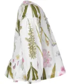 Белая блузка с цветочным принтом Gulliver (104)