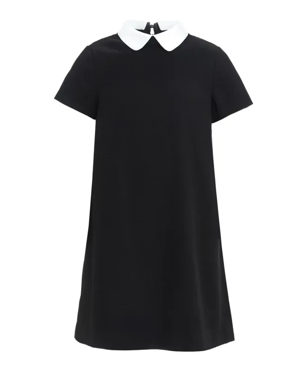 Черное платье со съемным воротничком Gulliver (170)