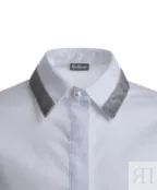 Белая блузка с баской Gulliver (98)