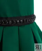 Зеленое нарядное платье Gulliver (116)