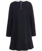 Черное платье с длинным рукавом Gulliver (164)