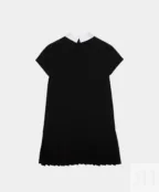 Черное платье с коротким рукавом Gulliver (152)