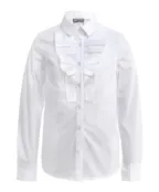Белая блузка с длинным рукавом Gulliver (134)