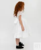 Белое нарядное платье Gulliver (110)