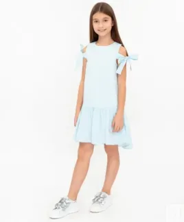 Хлопковое платье Button Blue (146)