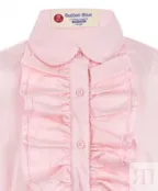 Розовая приталенная блузка Button Blue (140)