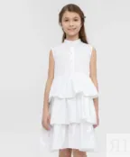Белое платье Button Blue (140)