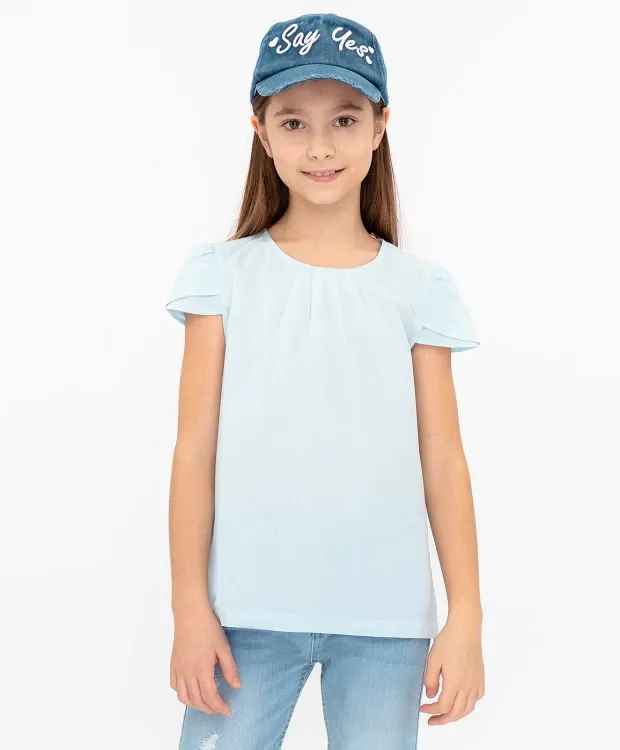 Хлопковая блузка Button Blue (152)