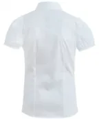 Белая приталенная блузка Button Blue (122)