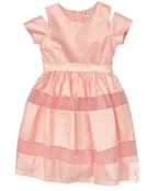 Розовое нарядное платье Button Blue (128)