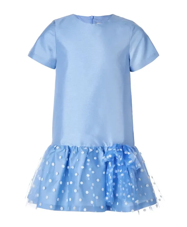 Голубое нарядное платье Button Blue (140)