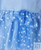 Голубое нарядное платье Button Blue (104)