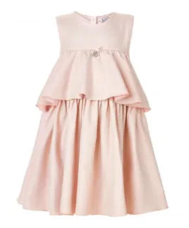 Розовое платье с золотистым напылением Gulliver (74)