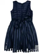 Синее нарядное платье Button Blue (146)