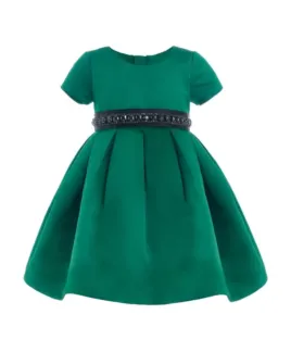 Зеленое нарядное платье Gulliver (80)