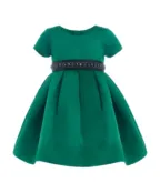 Зеленое нарядное платье Gulliver (92)