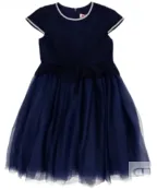 Синее нарядное платье Button Blue (104)