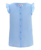 Голубая блузка Button Blue (128)