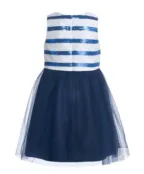 Синее нарядное платье с пайетками Button Blue (134)