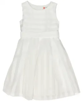 Белое нарядное платье Button Blue (98)