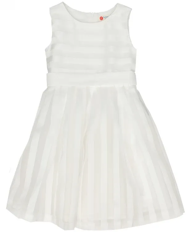 Белое нарядное платье Button Blue (152)